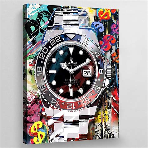 rolex canvas art